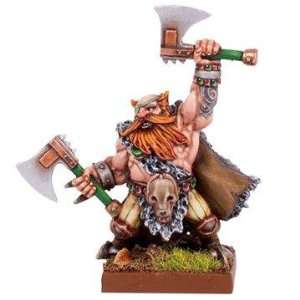  Kings Of War   Dwarves Dwarf Berserker Lord Toys & Games