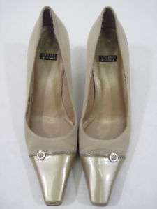 STUART WEITZMAN Gold Heels Pumps Shoes Sz 6.5  