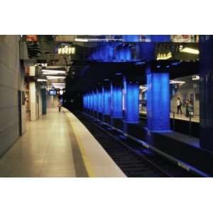  Blue Column Subway, Limited Edition Photograph, Home 