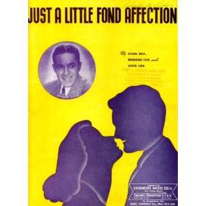 Just a Little Fond Affection Vintage 1945 Sheet Music Performed by 