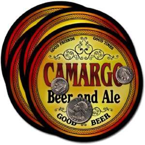  Camargo, KY Beer & Ale Coasters   4pk 