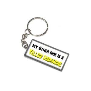   Ride Vehicle Car Is A Yellow Submarine   New Keychain Ring: Automotive