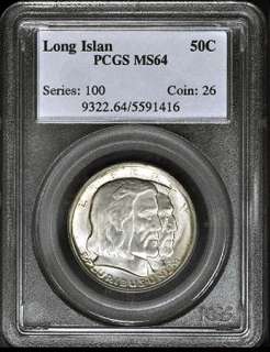   proudly offers this 1936 Long Island Half PCGS MS64 Premium Quality