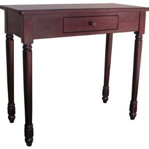  English Hall Table in Medium Brown: Home & Kitchen