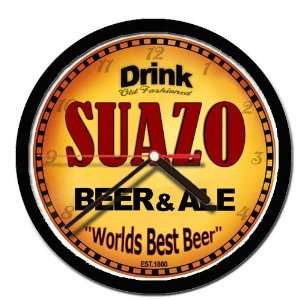  SUAZO beer and ale cerveza wall clock: Everything Else