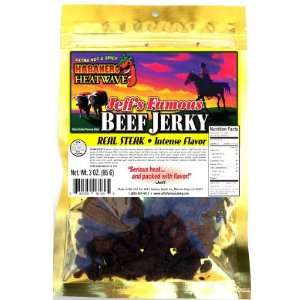 Habanero Heatwave Beef Jerky  3 pack (each bag is 3oz)