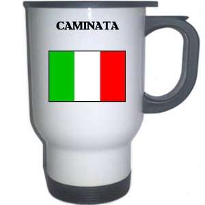  Italy (Italia)   CAMINATA White Stainless Steel Mug 
