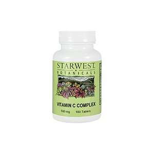 Vitamin C Complex 500 mg   100 tablets,(Starwest Botanicals)