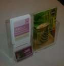 Multi Brochure & Business Card Holder for Scentsy Flyers Catalog Tri 
