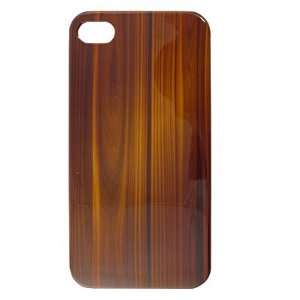  Gino IMD Wood Grain Printed Brown Hard Back Case Cover for 