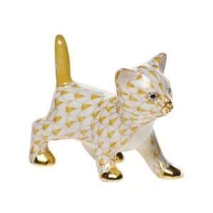  Herend Strutting Kitty Butterscotch Fishnet: Home 