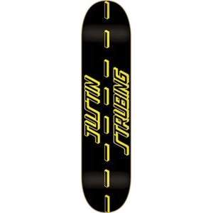 Santa Cruz Justin Strubing Powerply Logo Skateboard Deck   7.8 x 31.4 