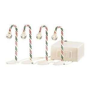  North Pole Candy Cane Lamp Posts (Set of 4): Home 