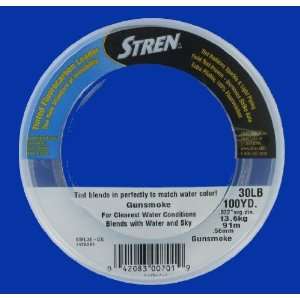  Stren Tinted Fluorocarbon Leader 30lb 100Yd Gunsmoke 