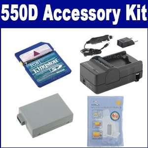  Canon EOS 550D Digital Camera Accessory Kit includes 