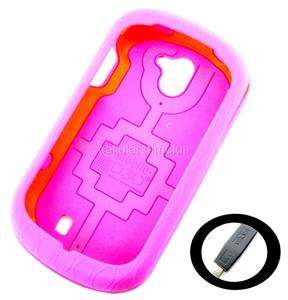 OEM T Mobile Pink D3O Flex Hard Gel Shell Cover Case LG DoublePlay 