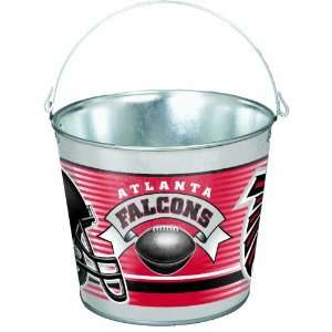  NFL Atlanta Falcons 5 Quart Galvanized Pail: Sports 