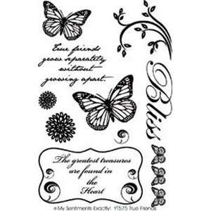  Clear Stamp Y True Friends Arts, Crafts & Sewing