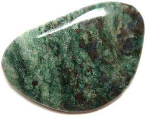 SPARKLING FUCHSITE KYANITE CABOCHON PEBBLE RUSSIA  