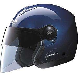    Nolan N42 Solid N Com Helmet   Large/Atlantic Blue: Automotive