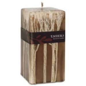   Northern Lights Candles   Embers Pillar   3x6   Stone: Home & Kitchen