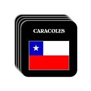  Chile   CARACOLES Set of 4 Mini Mousepad Coasters 