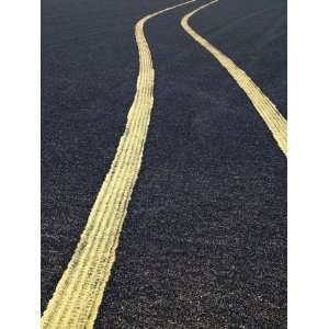  4WD Tracks in the Black Sand of the Farafra to Dakhla Caravan 