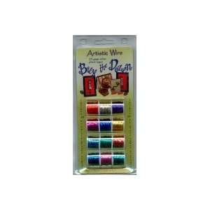   Dozen 24 Gauge Bright Colored Artistic Bendable Wire: Office Products