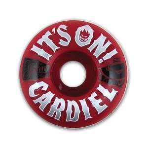  Spitfire Cardiel Its on Red 52mm Wheels: Sports 