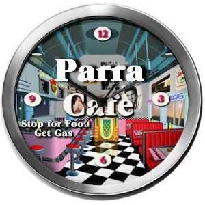  PARRA 14 Inch Cafe Metal Clock Quartz Movement: Kitchen 