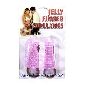  Jelly Finger Stimulators   Pink