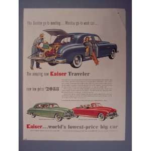 1949 ad Kaiser traveler,cargo carrier. 1940s vintage magazine print 