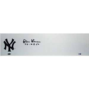 Don Larsen New York Yankees Logo Autographed Pitching 