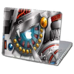 : Silver Robot Design Decal Protective Skin Sticker for Apple MacBook 