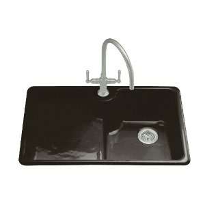 Kohler K 6495 1 KA Carrizo Self Rimming Kitchen Sink with Single Hole 
