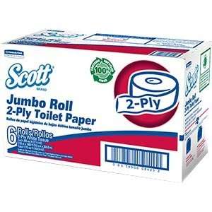   Fiber Jumbo Roll Tissue Paper 6 Rolls Per Case