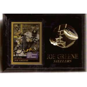   Pittsburgh Steeler Card on a 5 by 7 plaque