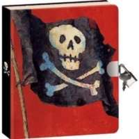 Peaceable Kingdom Childrens Pirate Lock and Key Diary  