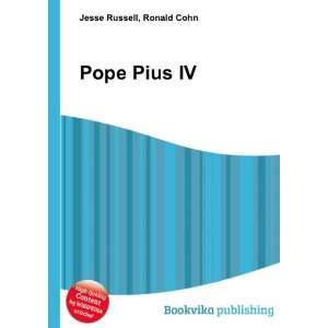  Pope Pius IV Ronald Cohn Jesse Russell Books