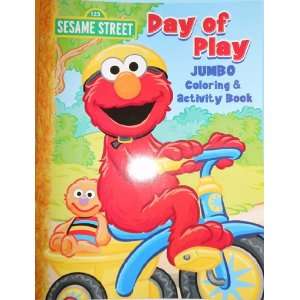  Sesame Street Elmo Jumbo Coloring Book   Day of Play: Toys 