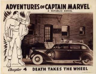 ADVENTURES OF CAPTAIN MARVEL,1941 SERIAL CARD OF MARVEL  