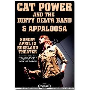  Cat Power Poster   Concert Flyer