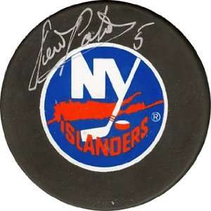 Dennis Potvin Autographed New York Islanders Hockey Puck  