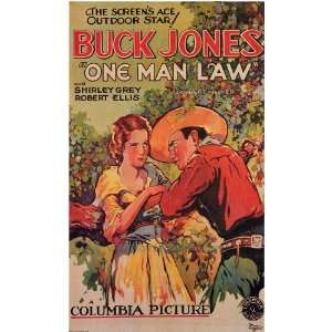  One Man Law   Movie Poster   27 x 40