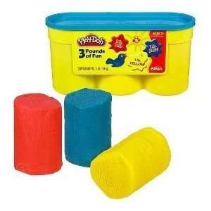   Play Doh PlayDoh Red Blue Yellow 3 Pound Bucket Toys & Games