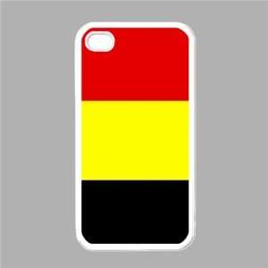  Belgium Flag White Iphone 4   Iphone 4s Case Office 
