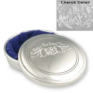  Pewter 1st Jewel Box with Royal Blue Liner Everything 
