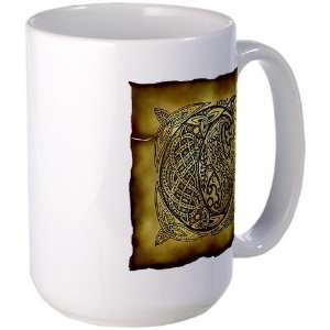  Celtic Letter C Celtic Large Mug by  Everything 