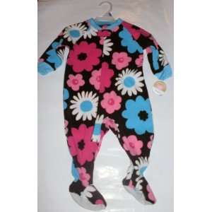   Footed Pajamas Blanket Sleeper   18 Months Floral Print: Baby