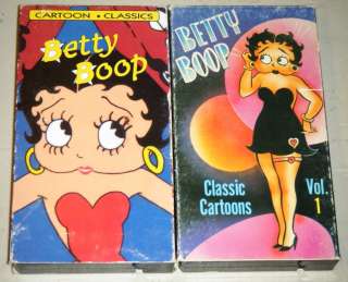   VHS MOVIE SET: Classic Cartoon Favorites & Betty Boop Cartoons Vol. 1